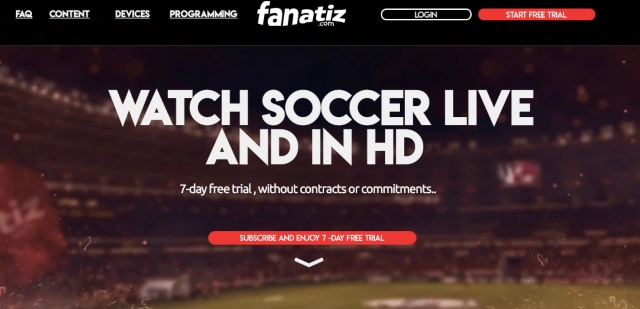 watch soccer via Fanatiz