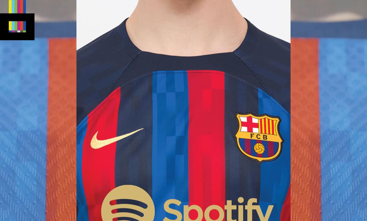 Barcelona home shirt for 2022/23 season
