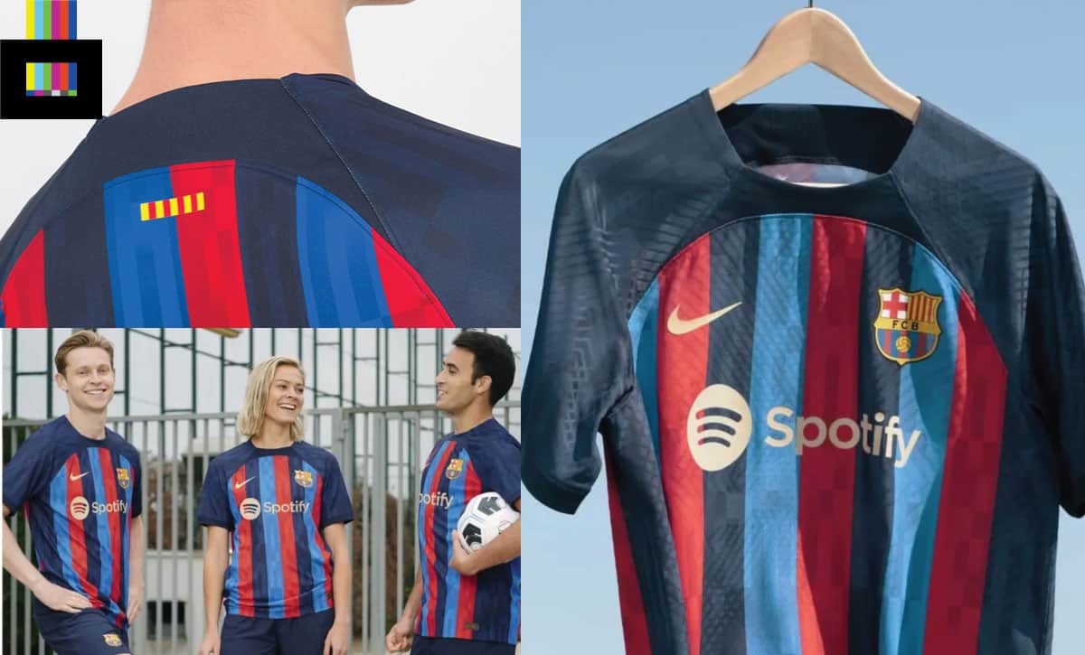 Barcelona home shirt for 2022/23 season image
