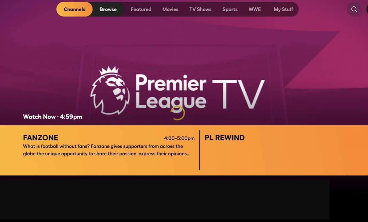 Premier League TV Channel schedule Peacock
